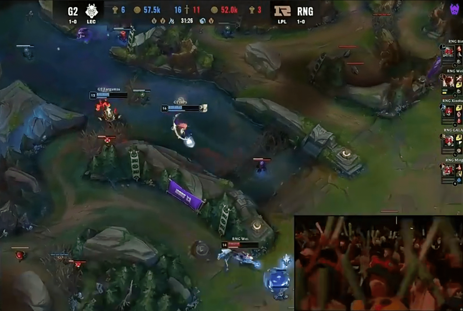 Ning回归赛场，关键助攻首场状态亮眼，G2观众沸腾！